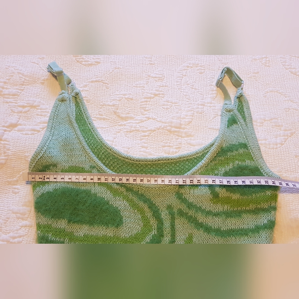 House of Sunny green cutout midi dress Y2K - Picture 5 of 10